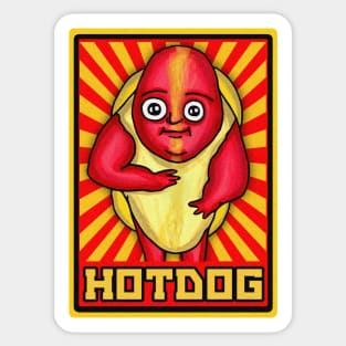 HOTDOG Sticker